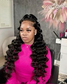 Frontal Styles, Girls Braided Hairstyles Kids, Hair Content, Teenage Hairstyles, Hair Vector, Weave Ponytail Hairstyles, Girl Hairstyle, Hair Business