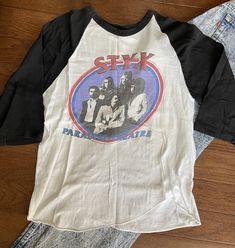 1981 Styx Raglan In great condition and very soft Tag size Large Width - 19 inches Length - 23 inches please message me if you have any questions Ways To Get Money, Vintage Clothing Stores, Foo Fighters, How To Get Money, Baseball Tee, Vintage Outfits, The Incredibles, Tops & Tees, Adult Outfits