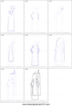 step by step instructions for how to draw clothes