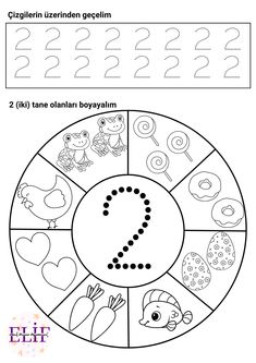 the letter e is for fish coloring page with numbers and pictures to color on it