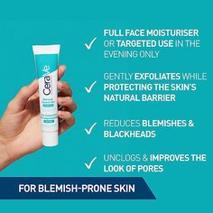 with 2% Salicylic Acid & Niacinamide for Blemish-Prone Skin 40ml Cerave Blemish Control Gel, Reduce Pores