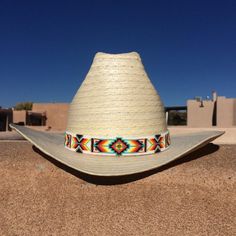 Alameda Cowboy Hatband Bead Loom Cowgirl Artisanal Jewelry Indian Style Southwestern Rodeo Horses Ha Adjustable Western Hat For Cinco De Mayo, Southwestern White Adjustable Hat, Southwestern Brimmed Sun Hat For Rodeo, White Southwestern Adjustable Hat, White Southwestern Hat For Country Events, White Southwestern Style Hat For Rodeo, White Bohemian Hat Band For Western-themed Events, White Southwestern Hat For Rodeo, Adjustable White Southwestern Hat