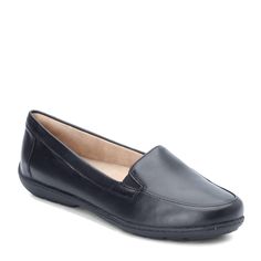 PRICES MAY VARY. Classic slip-on loafer for women with a timeless design Women's flats with leather upper and a round toe All-Thru Comfort: soft foam lining, arch support with memory foam, lightweight and flexible outsole 1/2" flat heel for comfortable walking and all day wear Consciously packaged: 100% of our shoe boxes are made of 80% recycled paper + soy-based ink Classic casual loafers for women designed using sustainable materials Classic Slip-on Flats With Arch Support, Classic Slip-ons With Arch Support And Flat Heel, Synthetic Loafers With Arch Support For Work, Workwear Synthetic Loafers With Arch Support, Flat Heel Loafers With Arch Support For Work, Workwear Flat Heel Loafers With Arch Support, Classic Slip-ons With Arch Support For Work, Slip-on Loafers With Arch Support For Work, Workwear Slip-on Loafers With Arch Support