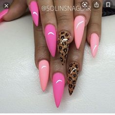 Shiny Nails Designs, Unghie Nail Art, Pink Nail Art, Gel Nail Colors, Get Nails, Hot Nails, Fabulous Nails