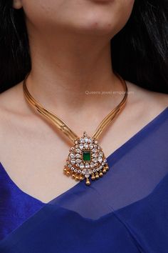 Diamond Haram, Heavy Jewellery, Unique Gold Jewelry Designs, Antique Necklaces Design, Black Beads Mangalsutra Design, Dresses Traditional, Antique Necklaces, Gold Jewellry, Fancy Jewelry Necklace