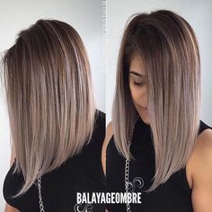 Sleek Long Hairstyles with Straight Hair - Straight Long Hair Cuts Medium Straight Haircut, Long Sleek Hair, Prom Hair Medium, Straight Hair Cuts, Prom Hairstyles For Short Hair, Short Straight Hair, Brown Blonde Hair, Long Straight Hair