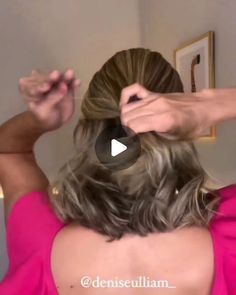 Dinner Hairstyles For Medium Hair, Hair Updos Easy Short, Half Updos For Medium Length Hair, Simple Updos For Medium Hair, Elegant Updo Hairstyles, Short Hair Updo Tutorial, Braided Updos, Short Hair Hacks, Hair Curling Tips