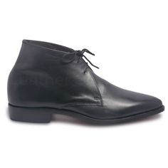 If you’re wondering what kind of shoes could best fit your work, and formal events, then you must go for these sleek Black Chukka Leather Boots with laces. These dress shoes are exceptionally classy and have a traditional style! The shoe’s profile is polished with a look that is slightly similar to that of a sneaker. Its slip-on style gives them great versatility and not just that; they are highly durable and comfortable to wear the entire day, which is a bonus. Following are some of their features; Made from high quality leather Chukka style Black laces and black out-sole Comfortable insole These are the shoes that can never go out of style or season and are appealing no matter what your style! If you want to follow a traditional yet the latest style, then these Black Chukka Leather Boots Formal Lace-up Boots With Leather Lining, Elegant Lace-up Boots With Leather Sole And Round Toe, Elegant Ankle Lace-up Boots For Derby, Elegant Leather Ankle Dress Shoes, Elegant Leather Ankle Boot Dress Shoes, Elegant Leather Lace-up Boots For Derby, Elegant Leather Ankle Boots With Rubber Heel Cap, Classic Formal Lace-up Ankle Boots, Elegant Lace-up Boots With Rubber Heel Cap