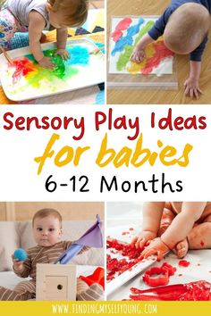 some baby's play ideas for babies to do with their mom