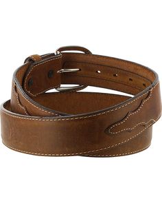 Made in the USA. Leather. 1-3/8". Hardware finish. Belts run true to size. Handcrafted. Masculine Leather Belt Buckles For Business, Western Brown Engraved Belt, Handmade Brown Western Belt, Rugged Distressed Brown Leather Belt, Western Leather Belt, Southwestern Hand-tooled Brown Belt Buckles, Western Belts, Western Leather, Hardware Finishes