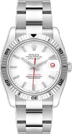 Modern White Watches With Date Indicator, Luxury White Watch Accessories With Date Indicator, Luxury White Watch Accessories With Date Display, Formal White Watch With Date Display, Timeless White Watches With Date Display, Modern White Watch Accessories With Date Indicator, White Chronometer Watch, White Chronometer Round Watch, Modern White Watch With Date Display