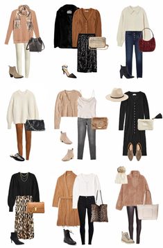 Winter Womens Outfits 2022, Winter Fashion Outfits Casual Ideas For Women, Outfit For Winter Womens, Winter Classic Outfits For Women, Causal Outfits For Women Winter Work, End Of Winter Outfits, Dressy Casual Outfits Winter, Capsule Winter Wardrobe 2022, Winter Wear Outfits For Women