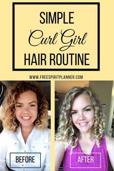 A simple method to achieve your best curls using the curly girl method! #curlygirlmethod Curly Hair Techniques, Women With Curly Hair, Hair Techniques, Hair Routine, Easy Hair