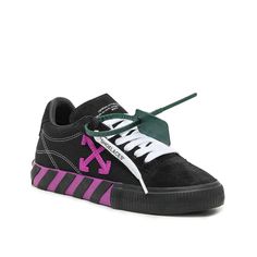 Off-White-Low Vulcanized Sneaker - Women's Make a statement in the Low Vulcanzied sneakers from Off-White. These kicks feature a dark standout color, playful ironic labels, and of course, the classic zip tie logo. About the Brand : When Virgil Abloh first released his fashion collection in 2012, he had no idea the legacy that would follow. Now, Off-White is taking the industry by storm thanks to its ironic "too cool to care" style loved by celebrities. Dare to reimagine streetwear as you know it Tie Logo, White Sneakers Men, Pretty Shoes Sneakers, Shoes Outfit Fashion, Off White Shoes, Mid Top Sneakers, Orange Shoes, Cute Sneakers, White Sneakers Women