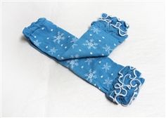 Children's Ruffle #LegWarmers - Blue Snowflake just $4.25 New Years Look, Holiday Blues, Closed For Maintenance, Temporarily Closed, Blue Snowflakes, Christmas Girl, Leg Warmers, Christmas