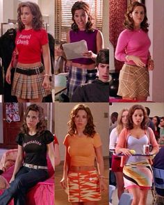 Gretchen Wieners Costume, 2000 Iconic Outfits, 2000s Aesthetic Outfits Party, Gretchen Weiners Outfit Ideas, Annee 2000 Outfit, 2000s Mean Girl Aesthetic, 2000s Inspo Outfits, 2000 Movie Outfits, Gretchen Wieners Outfit