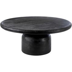 an image of a black table top on a white background with no people around it