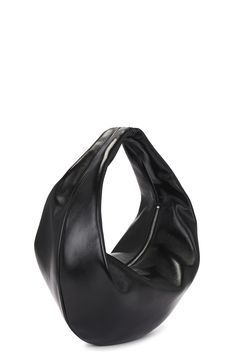 Find KHAITE Olivia Patent Hobo Bag on Editorialist. The KHAITE Olivia Medium Hobo Bag features a patent leather exterior with a smooth leather lining. It is made in Italy and features a top zipper closure, one main compartment, and a shoulder strap with a 5.5-inch drop. The bag measures approximately 11 inches wide, 8 inches high, and 0.25 inches deep. Luxury Hobo Bag For Shopping, Fashion Leather Shoulder Bag, Luxury Evening Hobo Bag With Zipper Closure, Evening Soft Leather Hobo Pouch Bag, Evening Hobo Bag In Soft Leather, Leather Pouch Hobo Bag For Evening, Leather Hobo Bag With Round Handle For Evening, Modern Leather Hobo Bag For Evening, Modern Leather Hobo Bag For Evenings