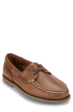 Earthy leather shapes a classic boat shoe with timeless nautical style and day-and-night comfort. Style Name:Rockport 'Perth' Boat Shoe (Men). Style Number: 259263. Best Toddler Shoes, Breaking In Shoes, Classic Boat, Shoe Men, Nautical Style, Boat Shoe, Louis Vuitton Shoes, Buy Shoes