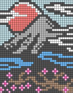 a cross stitch pattern with a woman's mouth and shoes