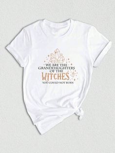 **Get into the Halloween Spirit with Our Witches Brew T-Shirt!**

Embrace the magic of the season with our enchanting Witches Brew Shirt! Perfect for all witch enthusiasts, this shirt combines cute and spooky elements to create the ultimate Halloween look. Whether you're heading to a Halloween party or simply celebrating the season, this shirt is sure to add a touch of enchantment to your wardrobe.

Featuring a celestial moon design and a collection of whimsical witches, this shirt captures the Support Your Local Coven Shirt, Granddaughters Of The Witches, Fall Witchy Graphic Print T-shirt, Cheap Witchy Graphic Print T-shirt, Moon Phases Shirt, Cheap Witchy T-shirt With Graphic Print, Baby Girl Letters, Cute And Spooky, Cheap Witchy Halloween T-shirt