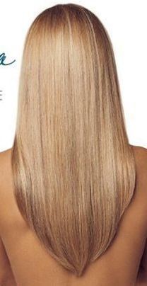 Hair Cuts V Shape, Round Haircut, V Shape Hair, Long Blonde, Long Blonde Hair