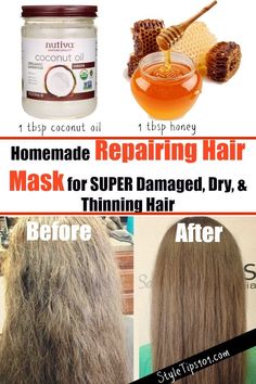 Hair Mask With Coconut Oil, Oil For Curly Hair, Coconut Oil Hair Growth, Hair Repair Treatments, Oil Hair Mask, Hair Mask For Damaged Hair, Coconut Oil Hair Mask