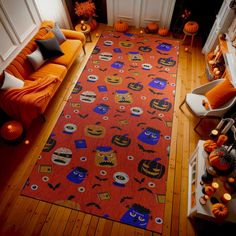 a living room filled with furniture and decorations