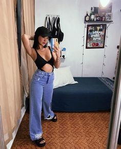 Looks Com All Star, Looks Jeans, Outfit Mujer, Boho Summer, Look Casual, Aesthetic Outfits, Look Fashion, Mom Jeans, Fashion Beauty