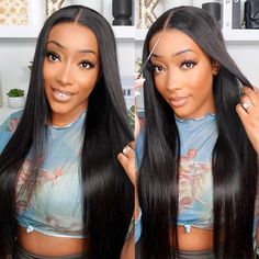 PRICES MAY VARY. ❤️Glueless Wigs Human Hair Pre Plucked Advantage: 7x5 Hd Lace Wigs, Easy To Wear And Take Off, Save Time, Beginners Friendly, No Need To Cut The Lace No Glue& Gel, 3 Seconds To Wear And Go! ❤️Glueless 7x5 Hd Lace Wigs：Different From 4x4 5x5 And 6x4, The Inner Lace Has A Larger Horizontal Area, The Side Parting Can Be Larger, You Can Do Any Style You Like,Natural And Beautiful Looking, The Comfort Is Also Higher. ❤️ Glueless Straight Lace Wig : 220% Density Glueless Wigs Human Ha Human Lace Front Wigs, Unice Hair, Side Parting, Closure Wigs, Human Wigs, Glueless Wigs, Glueless Wig, Wigs Human Hair, Straight Lace Front Wigs