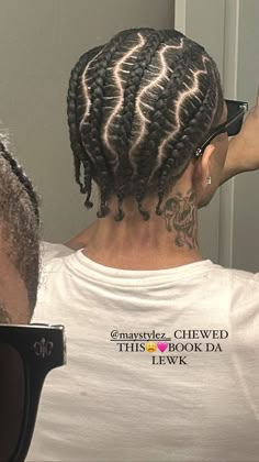 S Braids, Boy Braids Hairstyles, Black Hair Cuts, Men Braids