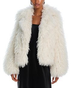 Cinq a Sept Cade Faux Fur Short Coat Faux Fur Short Coat, Shaggy Fur Coat, Short Faux Fur Coat, Short Coats Women, Fur Texture, Cinq A Sept, Coat Women, Fashion 2024, Short Coat