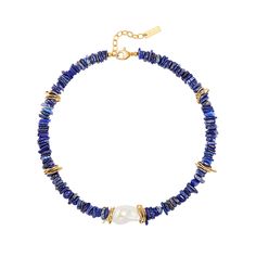 PRICES MAY VARY. 1.STYLE: Lapis lazuli, with its deep, rich blue hue, has been treasured for centuries for its association with wisdom and truth. The blue necklace seamlessly harmonizes classic allure with modern aesthetics, blending the timeless charm of lapis lazuli with the luminous grace of pearls. Versatile and sophisticated, it is a statement necklace that bridges the gap between tradition and innovation. 2.DESIGN: The lapis lazuli necklace exudes a mesmerizing charm, symbolizes self-aware Baroque Jewelry, Chunky Gold Necklaces, Beachy Jewelry, Multi Strand Beaded Necklace, Necklace Big, Lapis Necklace, Lapis Lazuli Jewelry, Chunky Statement Necklace, Lapis Lazuli Necklace