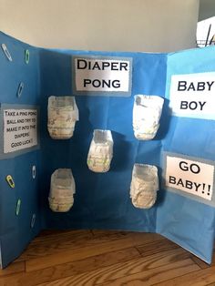 Diaper Pong, Easy Baby Shower Games, Baby Q Shower, Man Shower, Idee Babyshower, Baby Shower Bbq, Coed Baby Shower, Simple Baby Shower, Baby Shower Decorations For Boys