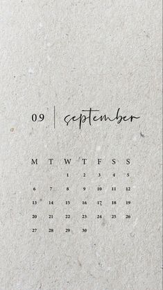 an image of a calendar with the word october written in black ink on white paper