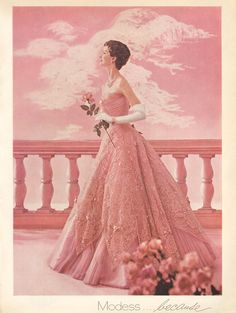 Vintage Dress Sewing Patterns, Ben Johnson, Butterfly Vintage, Diane Arbus, Haute Couture Gowns, Lace Evening Gowns, Pink Gowns