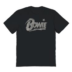 COMFY & COOL: Goodie Two Sleeves offers graphic tee made of great-quality materials that are durable, comfortable, and easy to care for. Whether you're looking for a funny, inspirational, or pop-culture-inspired graphic tee shirt, we've got you covered. We pride ourselves on working with talented artists and offering genuine licensed merchandise. David Bowie Shirt, Bowie Shirt, David Bowie T Shirt, Graphic Tee Shirts, Mens Graphic Tee, David Bowie, Logo Graphic, Cotton T Shirt, Graphic Tee