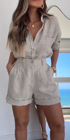 Linen Outfits For Women Classy, Casual Chique Stijl, Chique Outfit, Casual Chic Outfits, Money Fashion, Capsule Closet, Style Casual Chic, Casual Chic Outfit