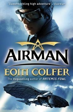 an advertisement for the book airman by eoini coler, featuring a man in