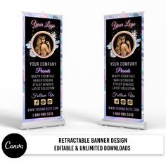 Boutique Banner, Diy Banner Template, Retractable Banner Design, Rollup Banner Design, Boutique Logo Design, Rollup Banner, Eyelash Logo, Roll Up Banner, Banner Design Inspiration