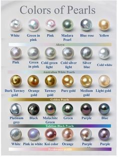 Most Beautiful Gemstones, White Pearls Jewelry, Pearls And Gemstones, Making Pearl Jewelry, Black Pearl Drawing, Pearl Jewelry Making, How To Draw Pearls, Drawing Pearls, Pearl Color Palette