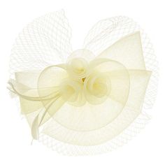 Mesh bow and triple flower accent. Netting and feather detail. Approximately 9" by 9", 3" high. Clip and headband. One size. Mesh Bows, Flower Fascinator, Classic Hats, Timeless Classic Style, Quality Hats, Mermaid Birthday, Kids Hats, Good Old, Timeless Classic