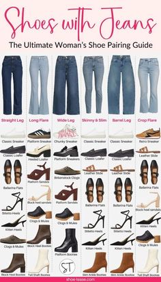 Hourglass Shaped Women, Shoes To Wear With Jeans, How To Style Wide Leg Jeans, Pet Tortoise, Everyday Outfits Summer, What Shoes To Wear, Shoes Guide, Sulcata Tortoise