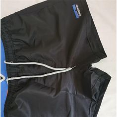 Men's Elastic Waist Quick-drying Shorts - Blue Force Sports Sporty Black Athletic Shorts For Beach Season, Black Nylon Shorts For Beach Season, Black Sporty Athletic Shorts For Beach, Black Athletic Shorts For Beach With Elastic Waistband, Black Sports Shorts For Beach Season, Black Shorts For Swimming With Short Leg, Sportswear Bottoms For Summer Sports Events, Black Swimming Shorts With Short Leg, Sporty Black Swim Trunks With Pockets