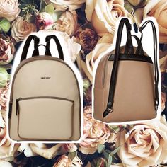 When You're A Lady Always On The Go, Than The Faux-Leather Nine West Charmeine Backpack Is Just The Bag For You. Bag Features A Zipper Closure, Top Carry Handle, Adjustable Shoulder Straps, And Two Exterior Zipper Compartment. Lined Interior Includes A Zipper Pocket And Two Slip Pockets. Imported. Measurements: Bottom Width: 9 12 In Top Width: 7 In Depth: 6 In Height: 13 In Strap Length: 36 In Strap Drop: 17 In Handle Length: 7 In Handle Drop: 3 In Weight: 1 Lb 12 Oz Beige Leather Backpack With Zipper Closure For On-the-go, Beige Leather Backpack With Zipper For Travel, Trendy Beige Leather Backpack With Detachable Strap, Trendy Cream Backpack For Travel, Chic Beige Leather Backpack For Everyday, Leather Backpack With Zipper Closure In Cream, Cream Leather Backpack With Zipper Closure, Chic Beige Leather Backpack For Daily Use, Chic Beige Backpack With Zipper Closure