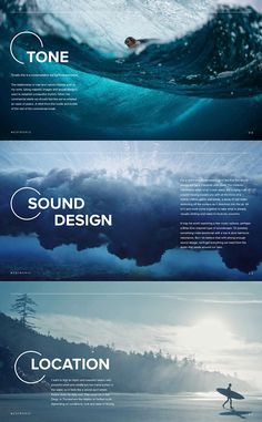 an image of the ocean with waves and clouds in it, including one that looks like a