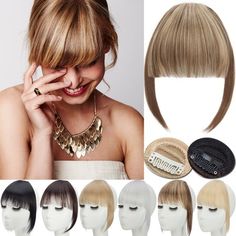 Product Details: 1.Net Weight:14.5g(1 pc) 2.Material: Synthetic hair 3.Hair Type:Hair bangs 4.Attachment: Clip-in 5.Clip Texture and Quantity: Plastic, 1 clips Hair Care: 1. You can use warm or cold water 2. Use shampoo (Profix Olive Oil shampoo for braids) and brush carefully. 3. Apply conditioner. 4. Rinse the facial cleanser thoroughly and use your styling gel or wet-look spray (Profix Olive Oil Braids Spray) if desired. 5. After washing, carefully brush the hair from the bottom to the top, w French Fringe, Olive Oil Shampoo, Fake Bangs, Hair French, Clip In Hair Extension, Bangs For Women, Straight Blonde Hair, Split Hair, Gold Hair Accessories