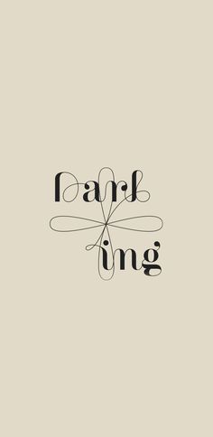 the words park sing written in black ink