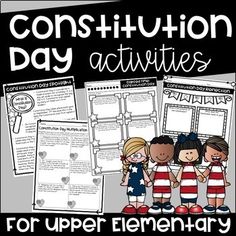 an image of the united states day activities for upper elementary students