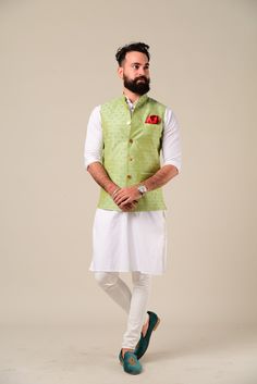 Important Instrucitons : We request you to kindly calculate the processing time of your order after the mutual confirmation on Bespoke measurements between us has taken place (either via message , e mail or form) Men can wear Half-Jackets and style them in many different ways. Want to look traditional? Great! Wear a Half Jodhpuri Jacket with your Men Kurta and Pajama. Want to wear it to a party? Try Half Jodhpuri Jacket with Trousers. If you are all about comfort this summer, then these Half Jac Pant Shirt With Nehru Jacket, Dress For Weddings, Great Things Take Time, Half Jacket, Nehru Jackets, Between Us, Traditional Attire, Father Son, Fitted Suit